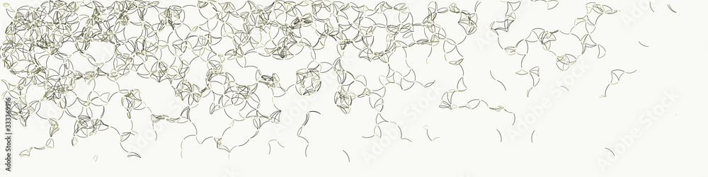 Fototapeta premium Procedural Art Network Mesh background illustration