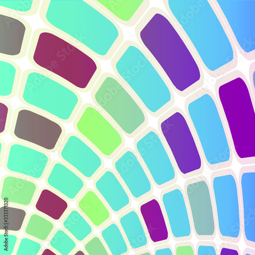 Abstract square flowing background