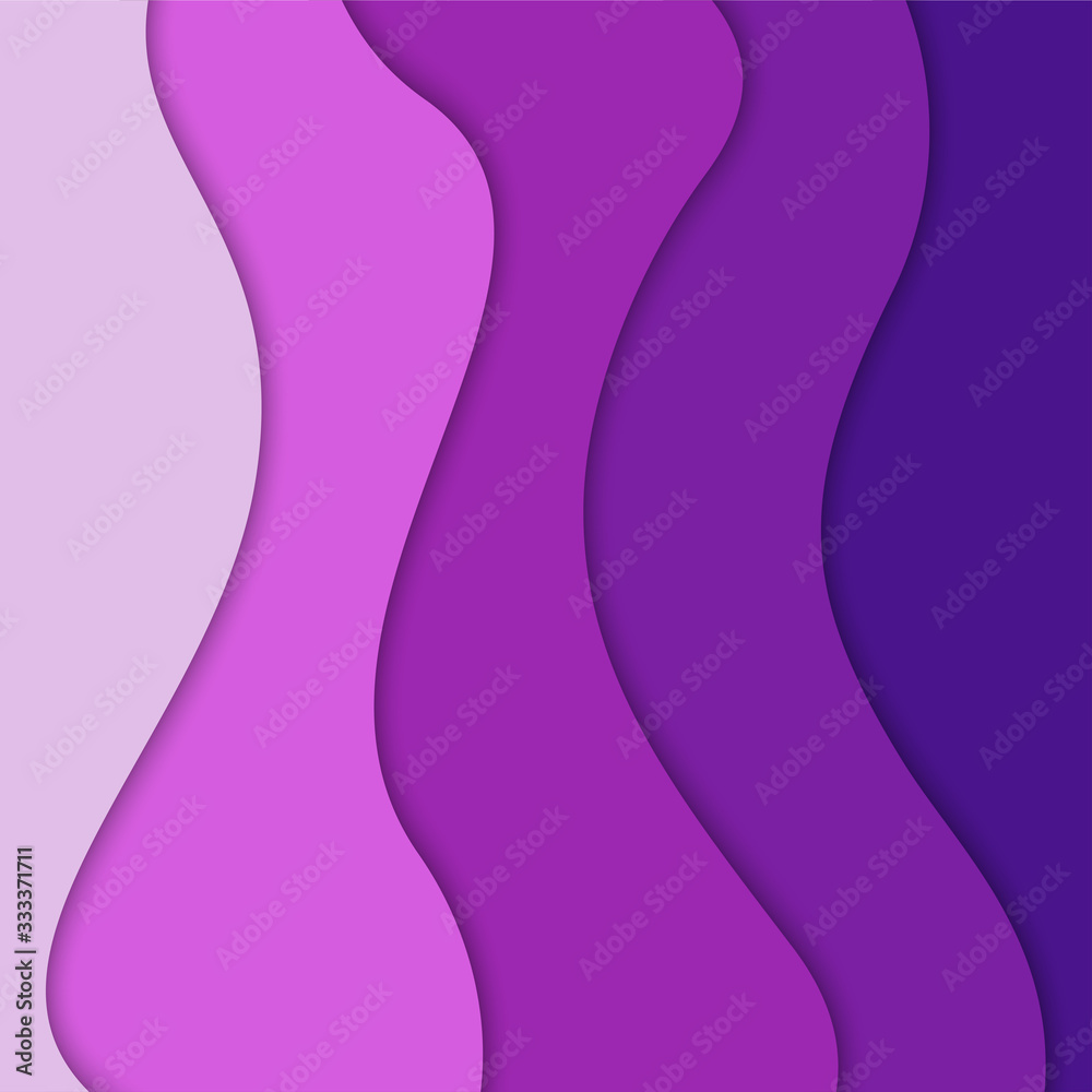 3D abstract background and paper cut shapes, vector illustration 3D abstract background and paper cut shapes, vector illustration
