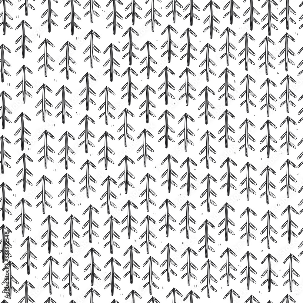 seamless pattern with cartoon trees. simple flat vector. hand drawing. design for fabric, print, wrapper, textile seamless pattern with cartoon trees. simple flat vector. hand drawing. design for fabric, print, wrapper, textile