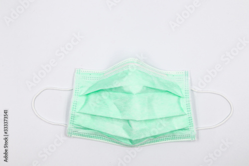 hygienic mask for protect virus on white background