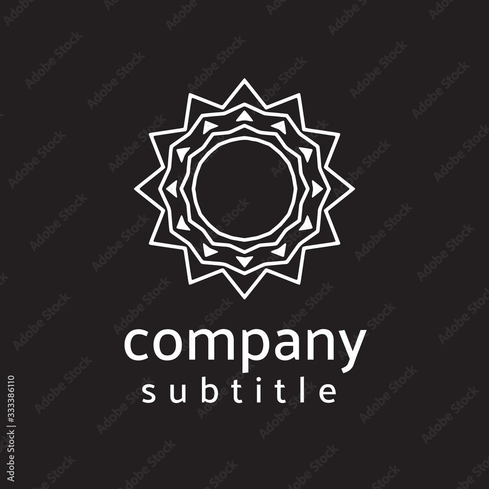 Fototapeta premium ornament logo