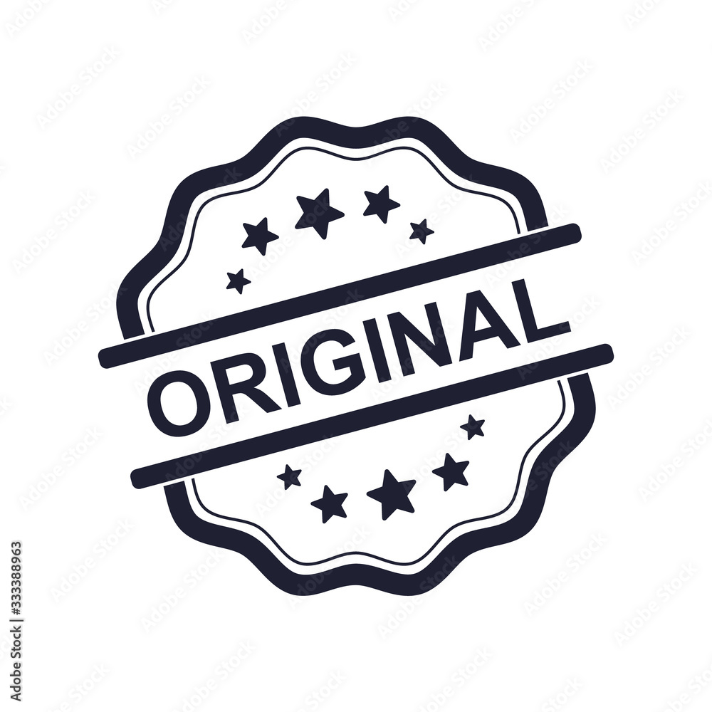 Original insignia, vector label design