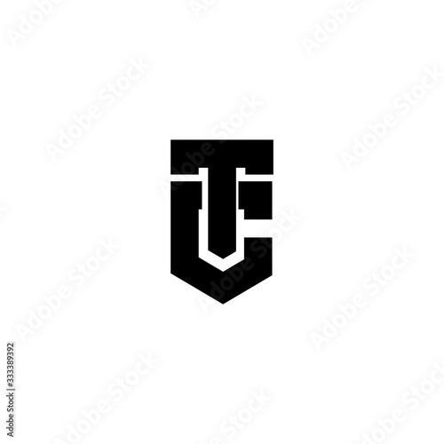 TC T C Letter Logo Design Vector Template