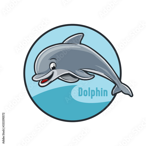 dolphin jumping into the ocean