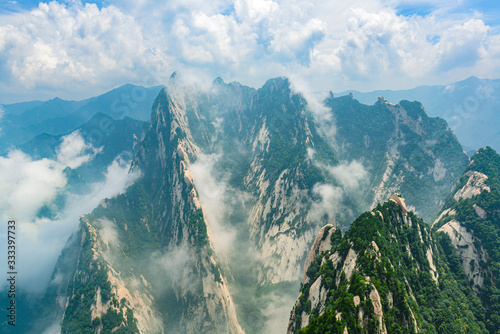 Beautiful scenery Yuntai Mountain, Henan, China. photo