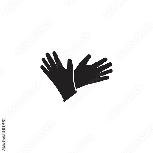 medical gloves icon