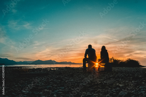 Sonnenuntergang Chiemsee