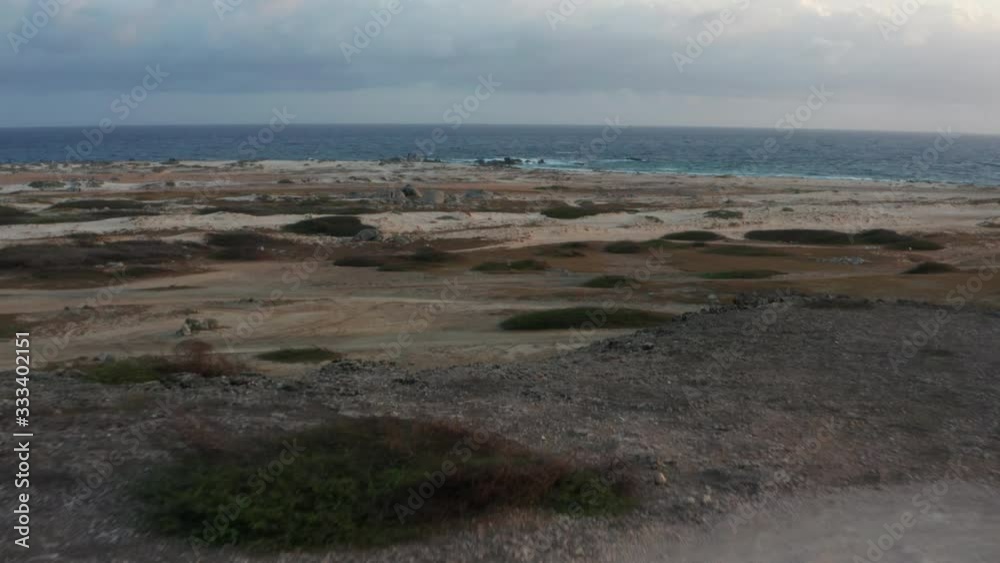 Arashi dunes at sunrise in Aruba Arashi dunes at sunrise in Aruba