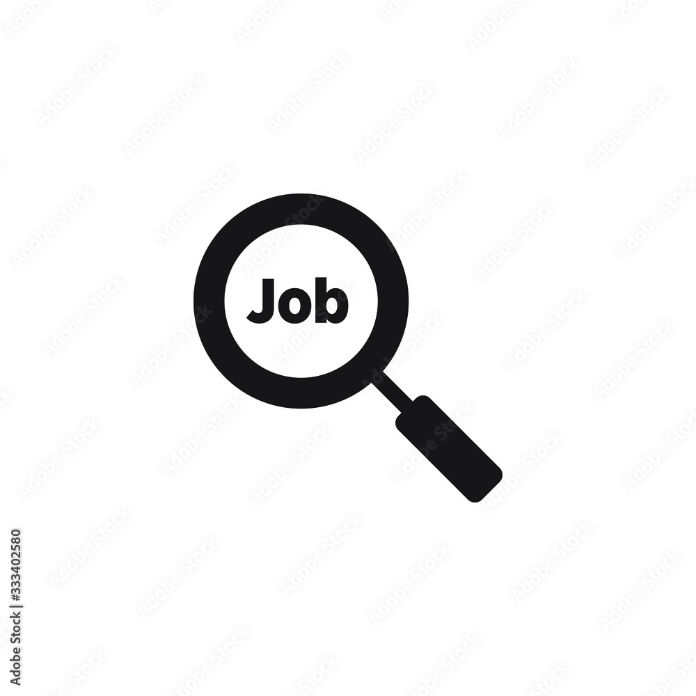 Job Interview icon design isolated on white background Job Interview icon design isolated on white background