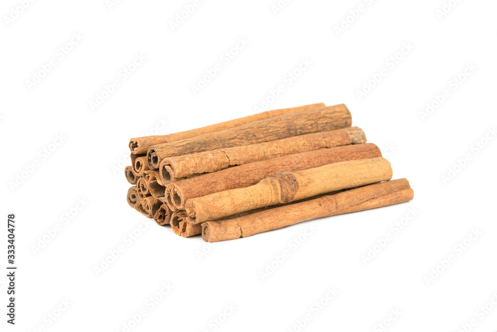 fresh natural cinnamon sticks isolated on the white backround fresh natural cinnamon sticks isolated on the white backround