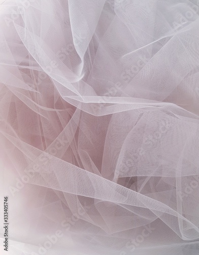 Folded tulle, Lilac tulle close up, Lilac tulle, Lavender tulle background, Abstract light purple tulle, Fabric texture, Tulle texture, Lilac textile background, Soft fabric background