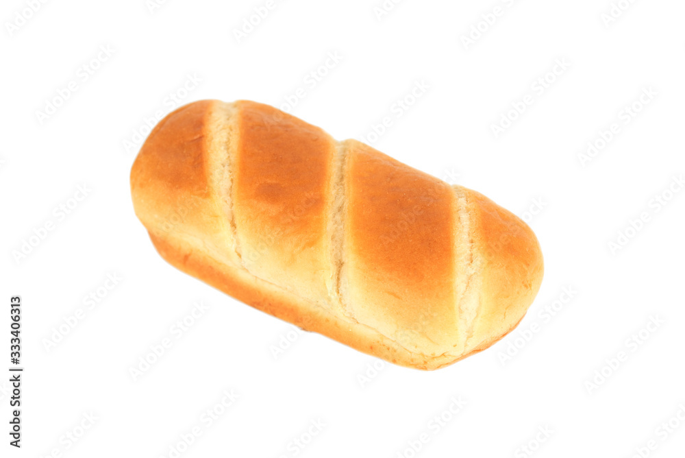 milk rolls isolated on the white background