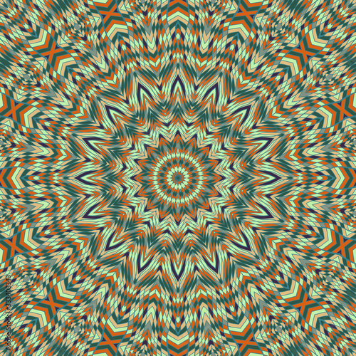 abstract polygonal mandala style graphic