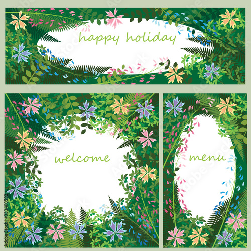 set of frames in a rustic style. differetn format