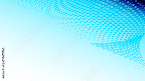Abstract creative gradient halftone dot background. Vector illustration.
