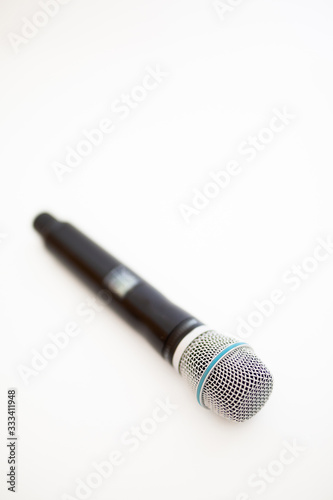  microphone on a white background