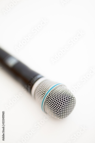  microphone on a white background