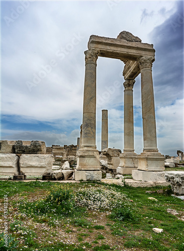 Hellenistic city, BC In the middle of the 3rd century, Seleucus King II. His wife was founded by Antiokhos in the name of Laodike. photo