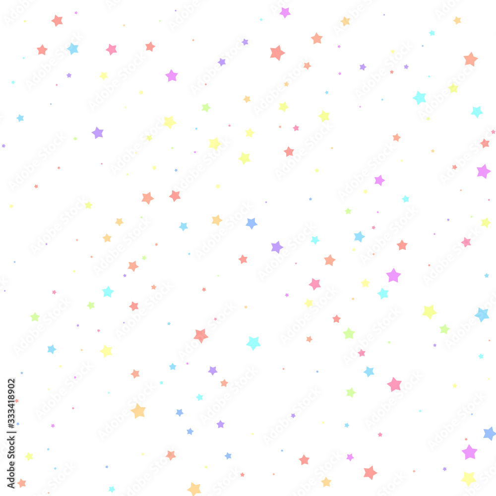 Festive confetti. Celebration stars. Colorful star