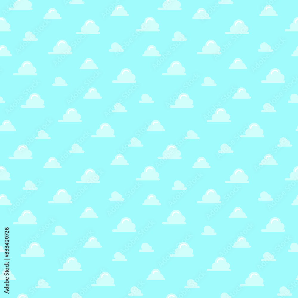 Seamless Cloud Pattern Seamless Cloud Pattern