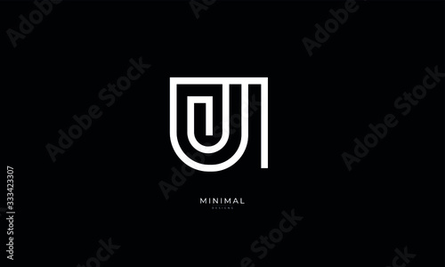 Alphabet letter icon logo U
