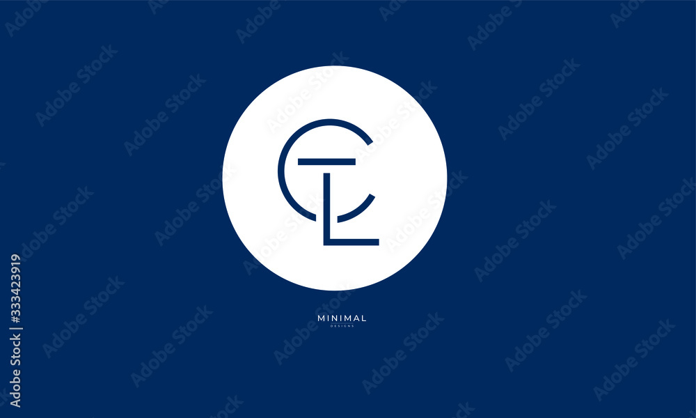 Alphabet letter icon logo CTL or LTC Alphabet letter icon logo CTL or LTC