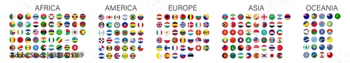 Flags of the world, great design for any purposes. Isolated vector sign photo