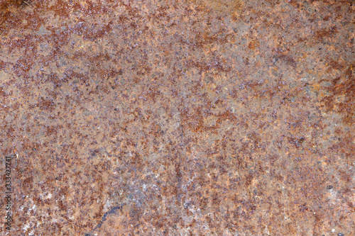 Rust texture as old metal plate background © tatsiana502
