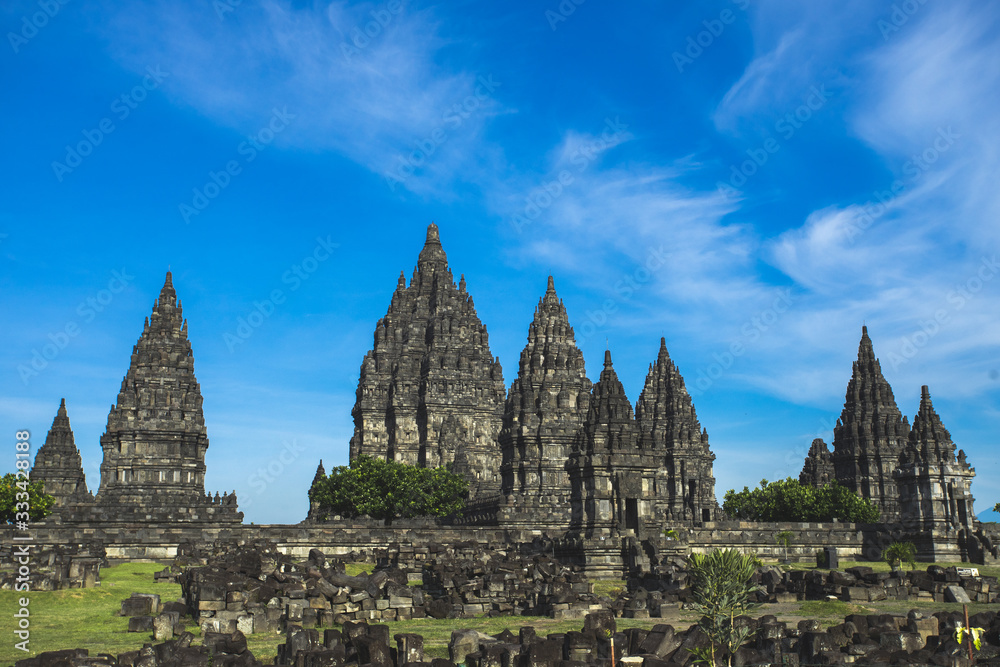 Prambanan is a 9th-century Hindu temple compound in Special Region of Yogyakarta, Indonesia, dedicated to the Trimūrti, the expression of God as the Creator, the Preserver and the Transformer