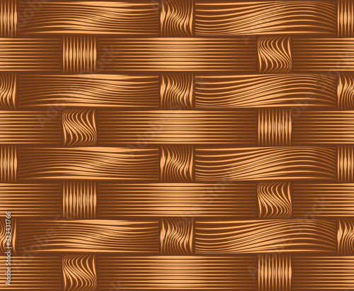 seamless basket weave texture background vector.
