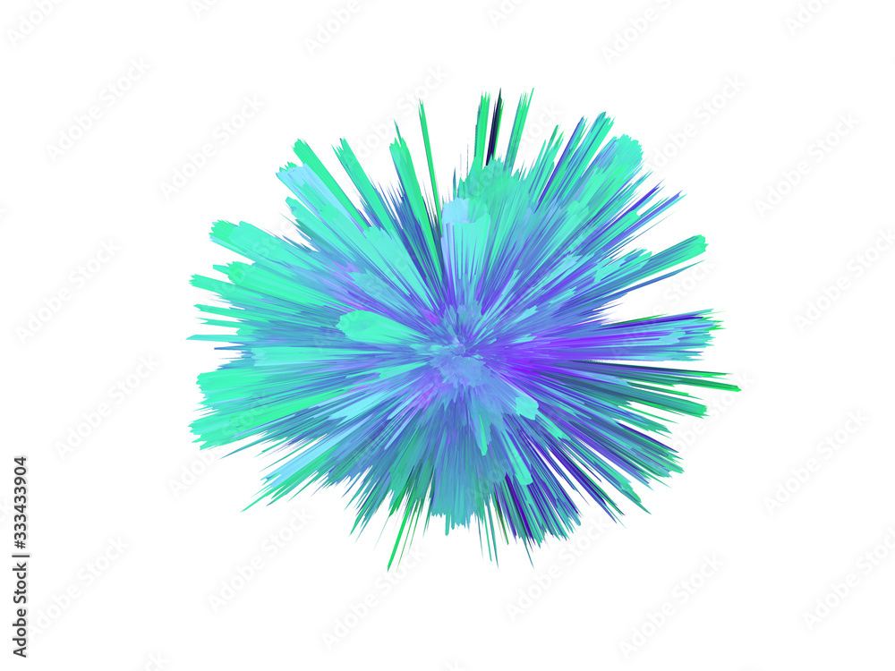 Fototapeta premium Abstract colorful corona virus 3d render background.