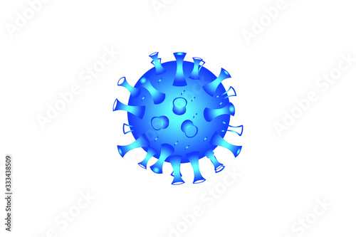 Corona Virus Icon Vector Logo Template Illustration Design.