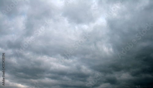 cloudy sky and billowing clouds