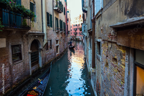 Narrow streets - canals in Venice © Kushnirov Avraham