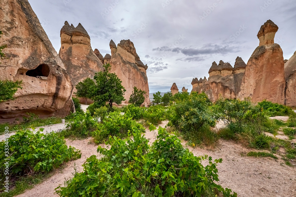 Cappadocia, a historical land located in the north-east of Turkey.	