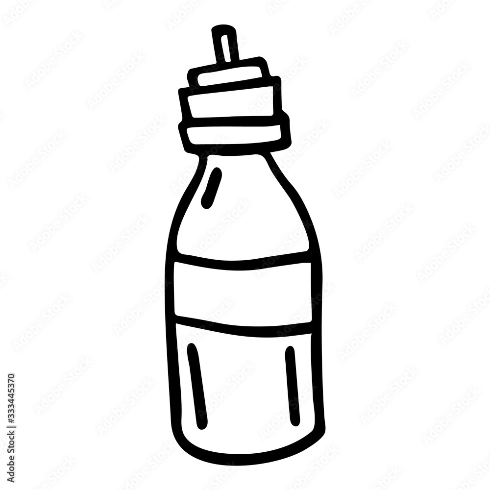 coloring pages water bottle