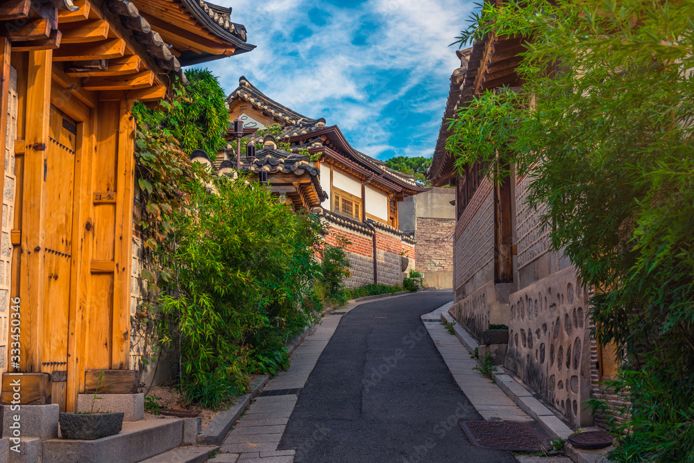 Bukchon Hanok Village in Seoul, South Korea. 2019 May 2