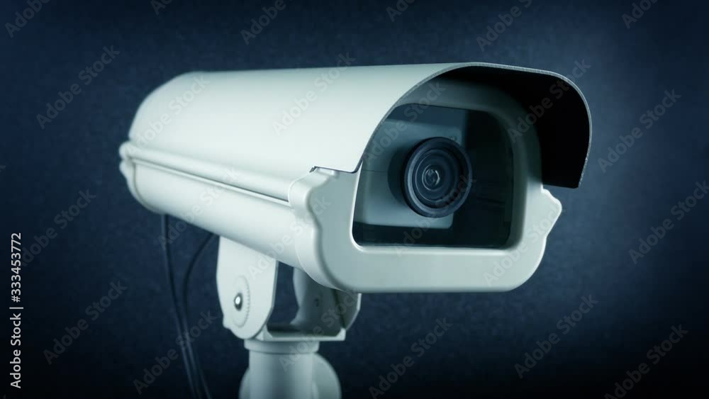CCTV Camera Red Recording Light Loop CCTV Camera Red Recording Light Loop