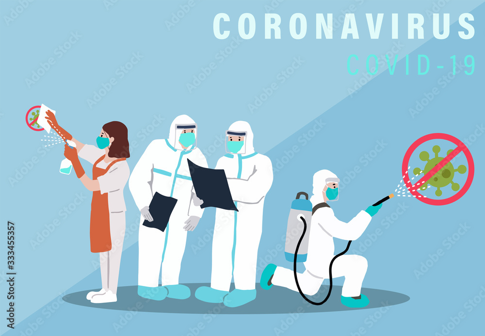 Novel coronavirus background and covid-19 concept design to prevent the spread of bacteria, viruses.Vector illustration for poster Novel coronavirus background and covid-19 concept design to prevent the spread of bacteria, viruses.Vector illustration for poster