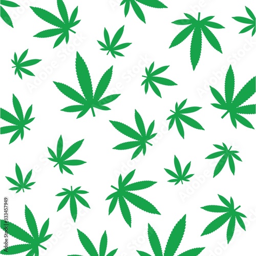 cannabis leaf vector background  illustration design