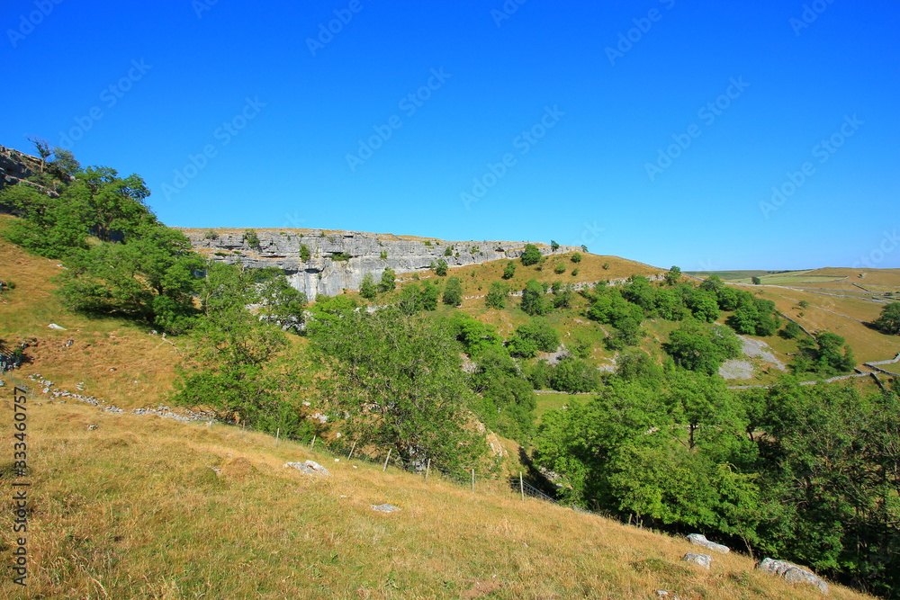 Fototapeta premium Spectacular landscape at Malham Cove, United Kingdom