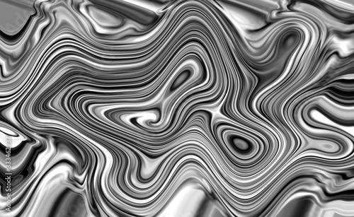 Abstract metal texture. Chrome texture. The texture of the waves.