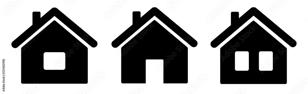 Web homes flats icons for apps and wabsites. House icons . Web homes flats icons for apps and wabsites. House icons .
