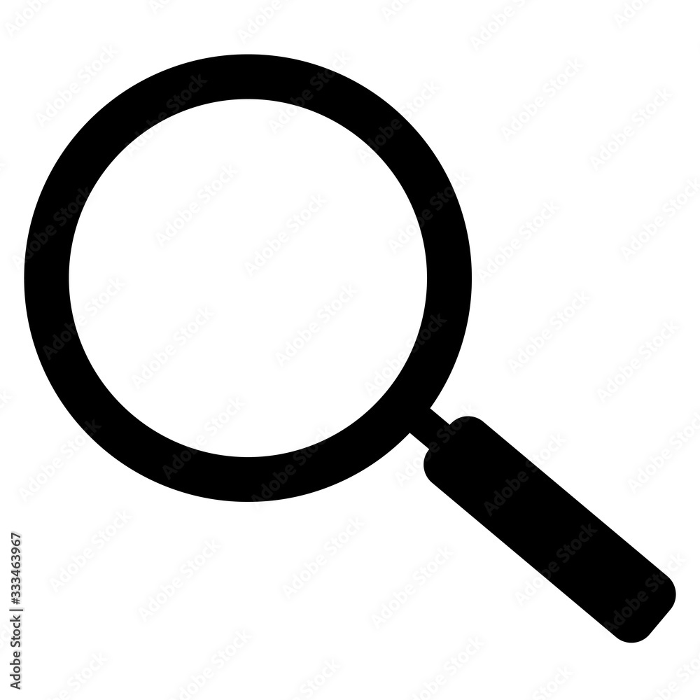 magnifying glass vector illustration graphic design.Magnifying glass icon  for apps and websites. Stock Vector | Adobe Stock
