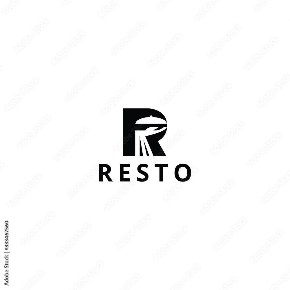 Restaurant, resto, food court, cafe logo template. Restaurant, resto, food court, cafe logo template.