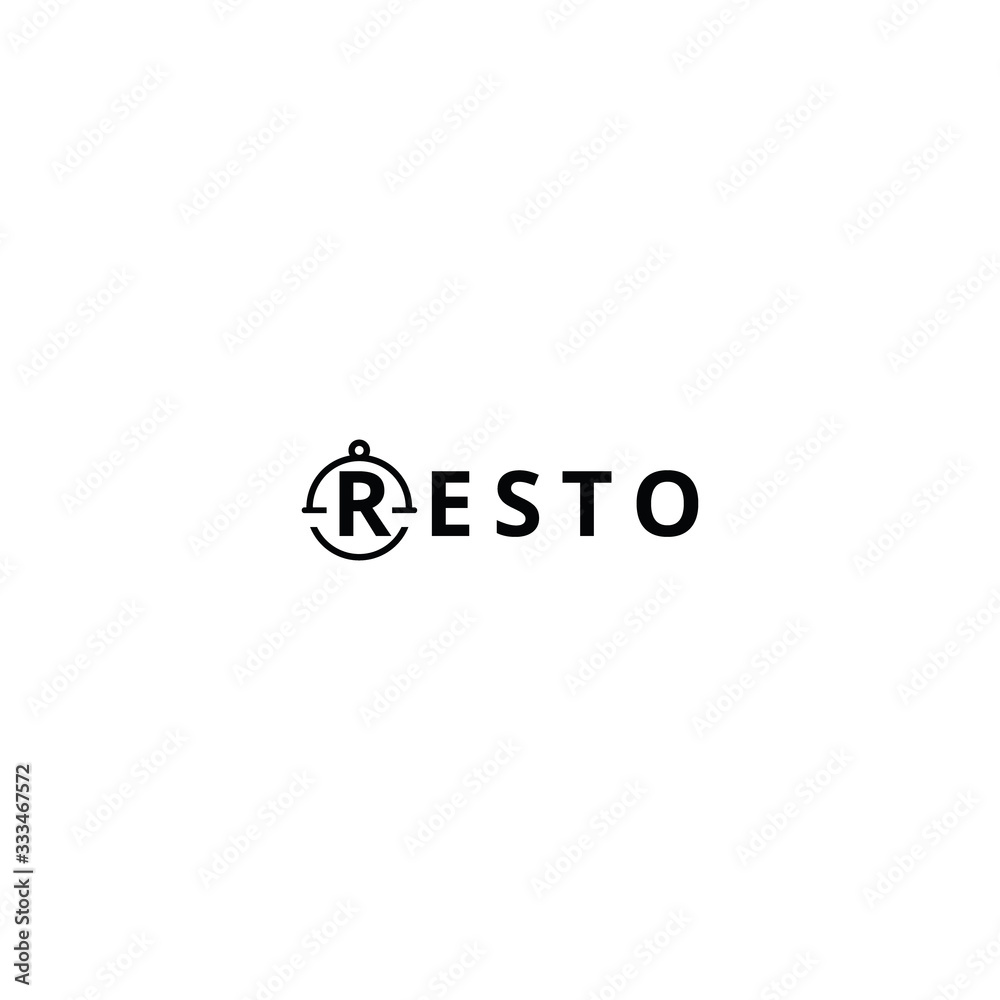 Restaurant, resto, food court, cafe logo template. Restaurant, resto, food court, cafe logo template.