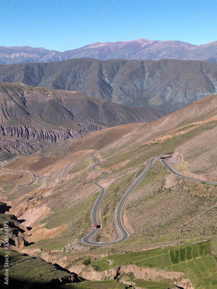 The slope of Lipán corresponds to a zigzag and steep section of National Route 52, located in the department of Tumbaya, Jujuy Province, Argentina.