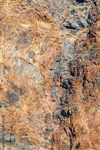 Rock surface texture. Chulyshman Gorge  Ulagansky District  Altai Republic  Russia