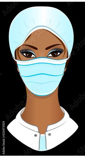 Doctor with surgical mask